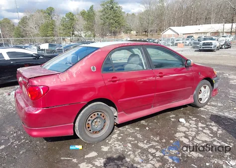 2004 Toyota Corolla S z USA, uszkodzony, nr VIN 1NXBR32E24Z277817